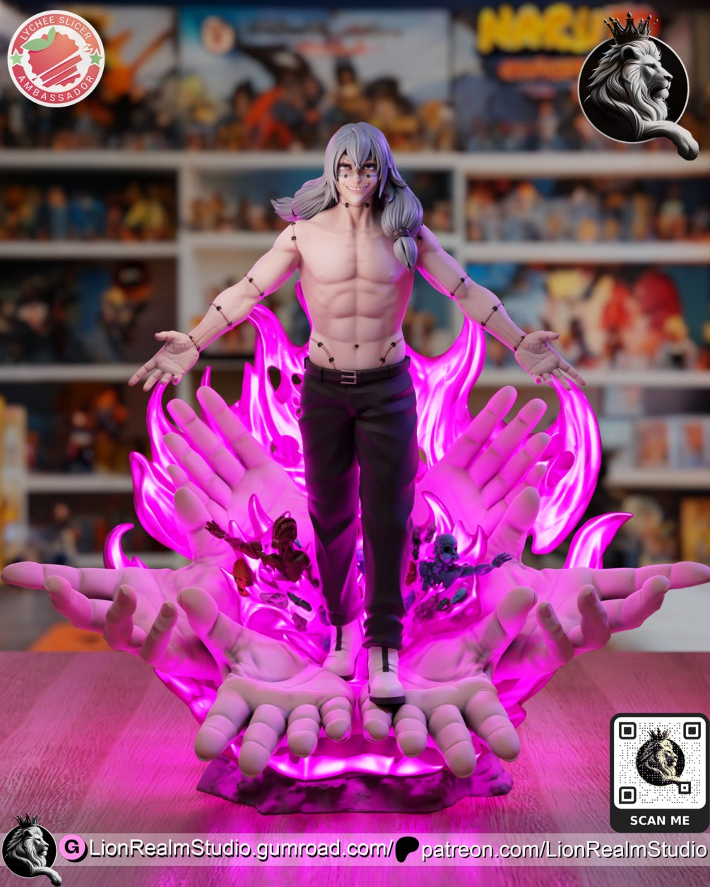 Mahito JJK (Jujutsu Kaisen) resin figure by LionRealm Studio — studio preview