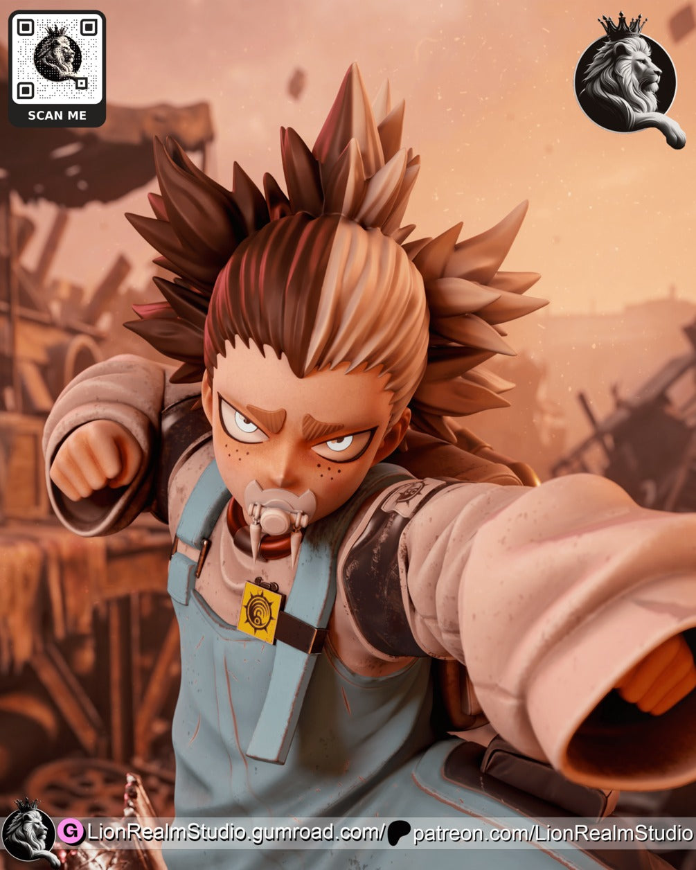 Dear Gachiakuta resin figure by LionRealm Studio — studio preview