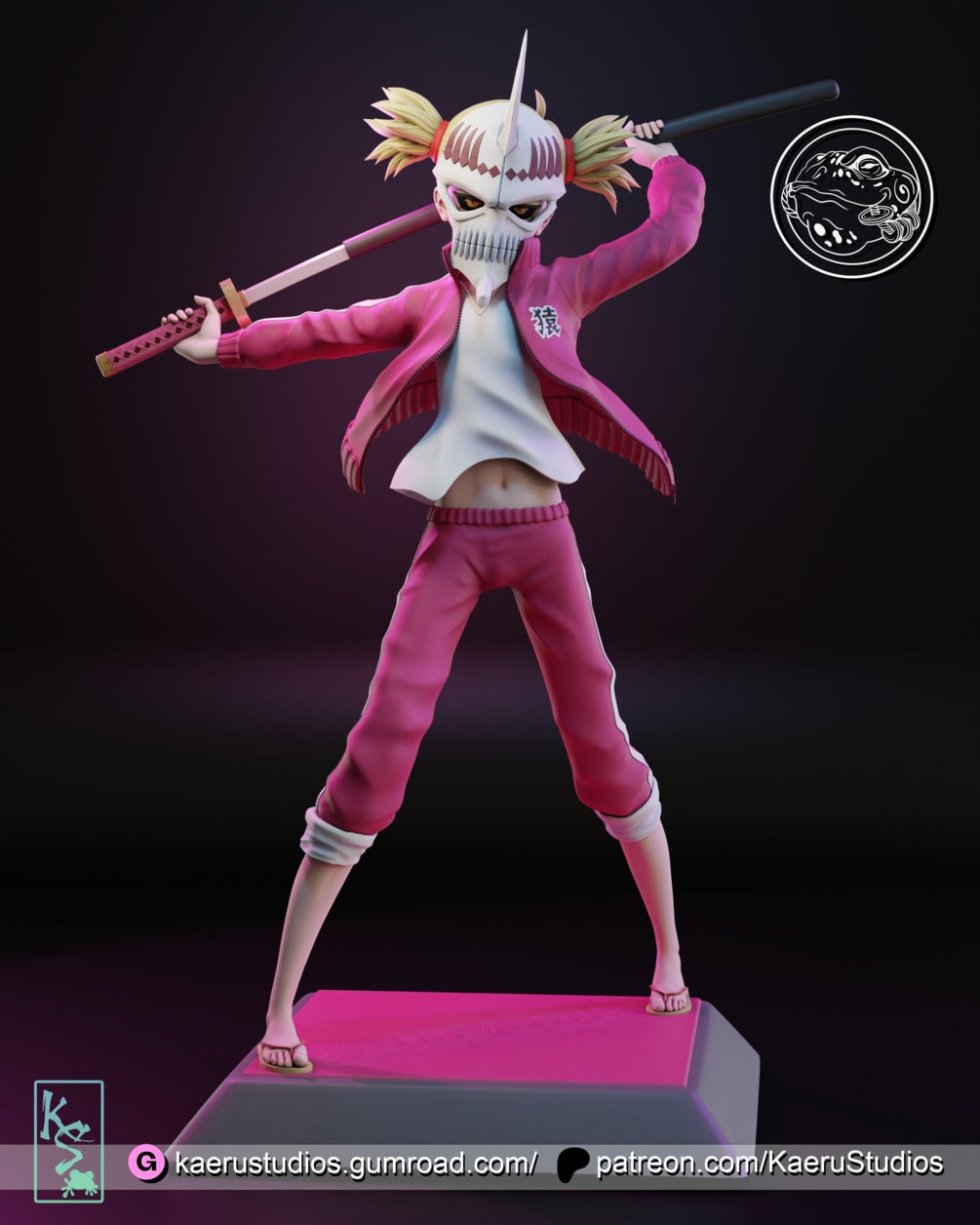 Hiyori Sarugaki Bleach resin figure by LionRealm Studio — studio preview