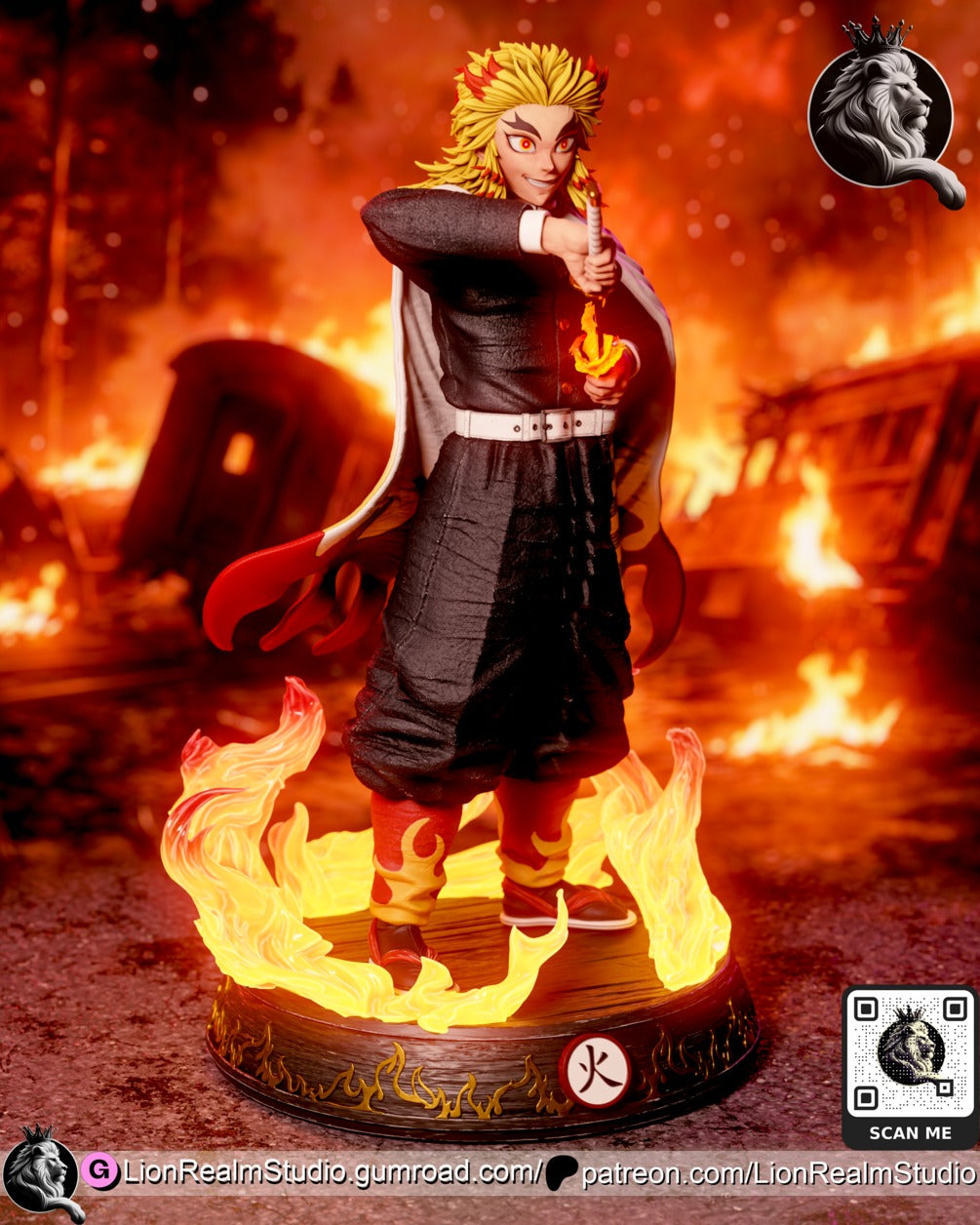 kyojuro rengoku demon slayer files sit here