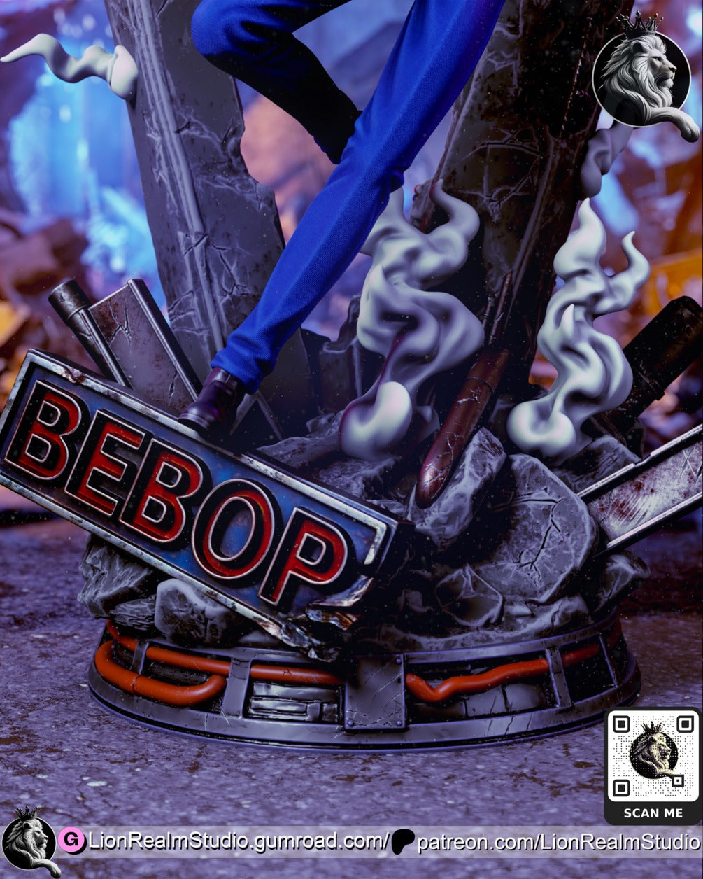 spike spiegel cowboy bebop files sit here