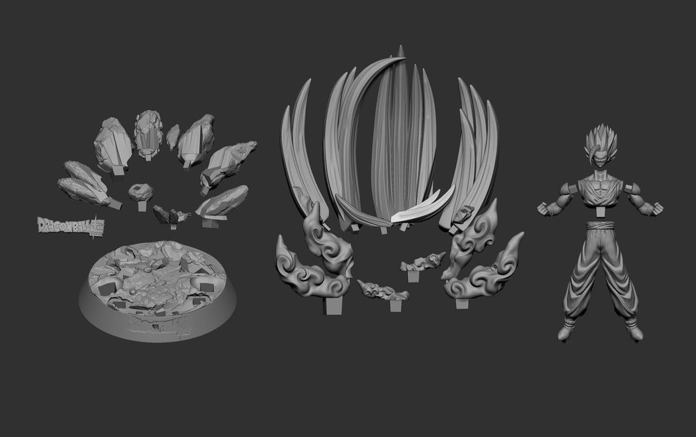 gohan dragon ball files sit here