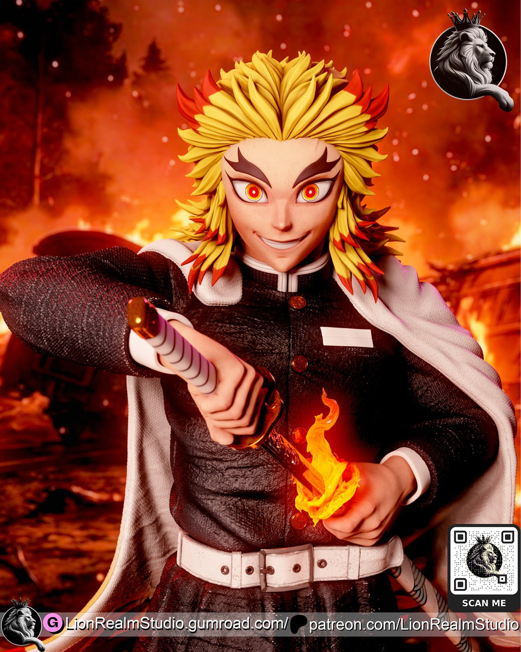 kyojuro rengoku demon slayer files sit here