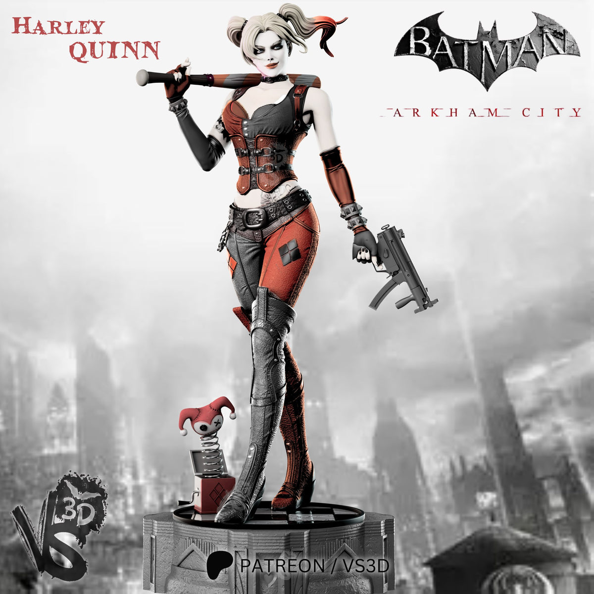 harley quinn dc vs3d arkham