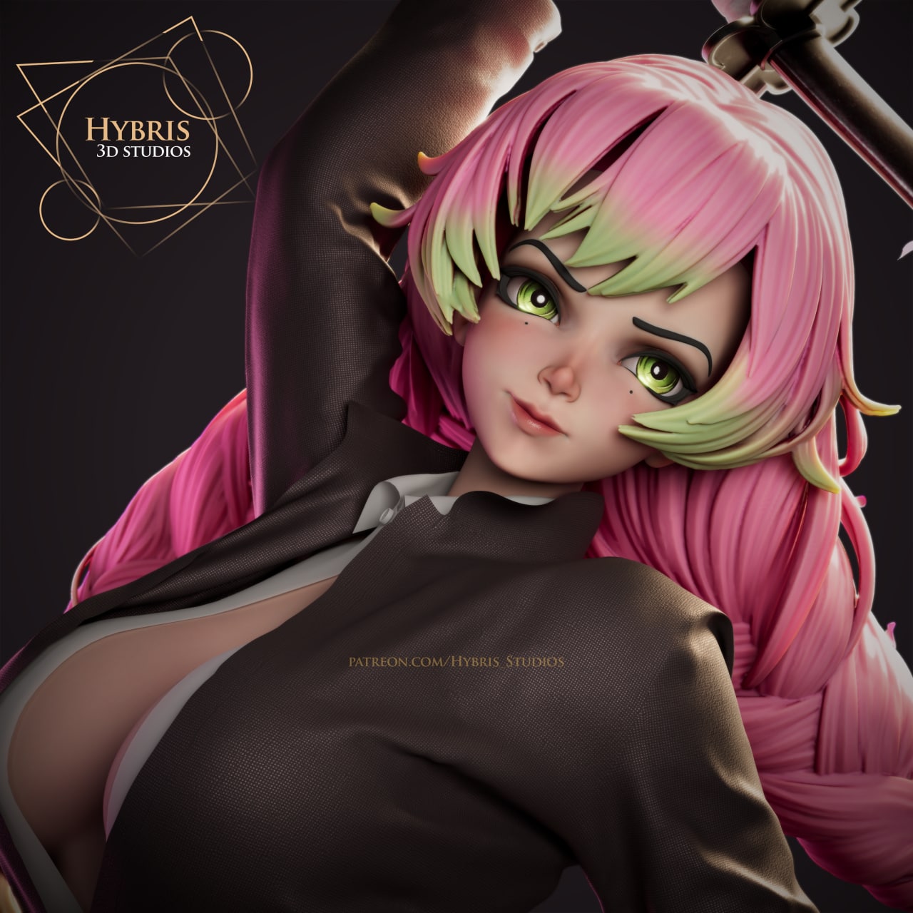 mitsuri kanroji demon slayer hybris studios