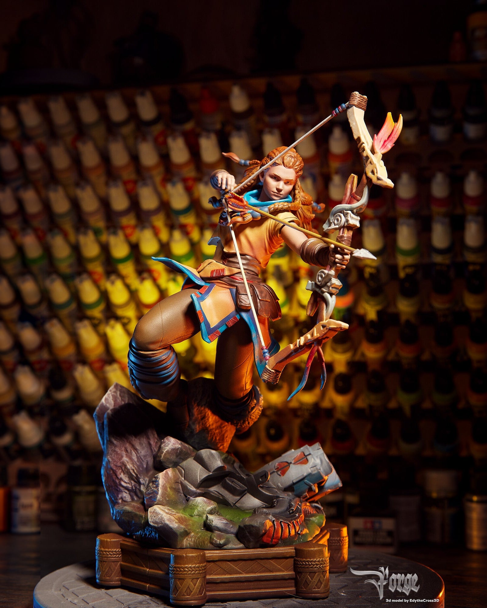 Aloy Horizon: Forbidden West resin figure by NomNom Figures — studio preview 8