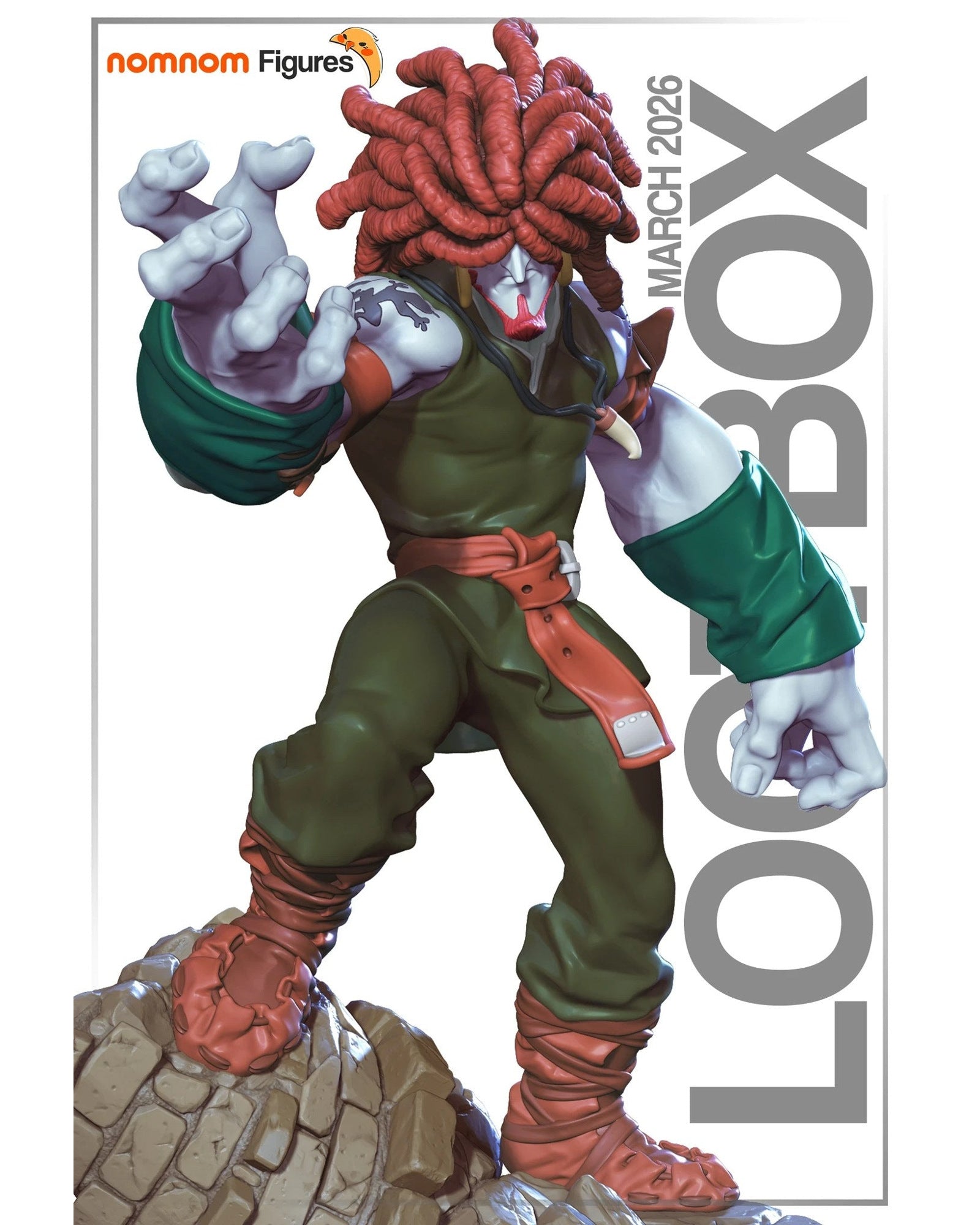 Amarant Final Fantasy resin figure by NomNom Figures — studio preview 1