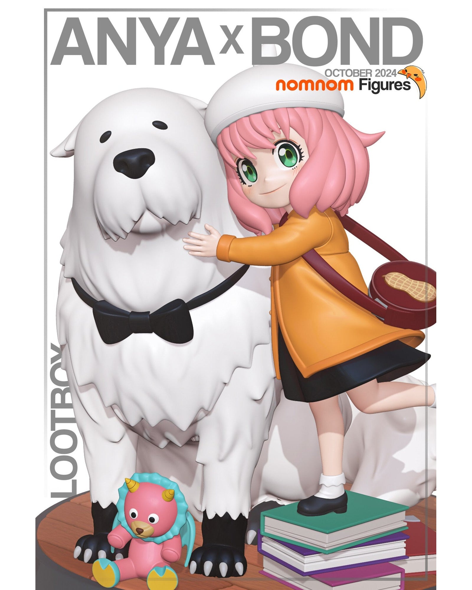 Anya x Bond Spy x Family resin figure by NomNom Figures — studio preview 1