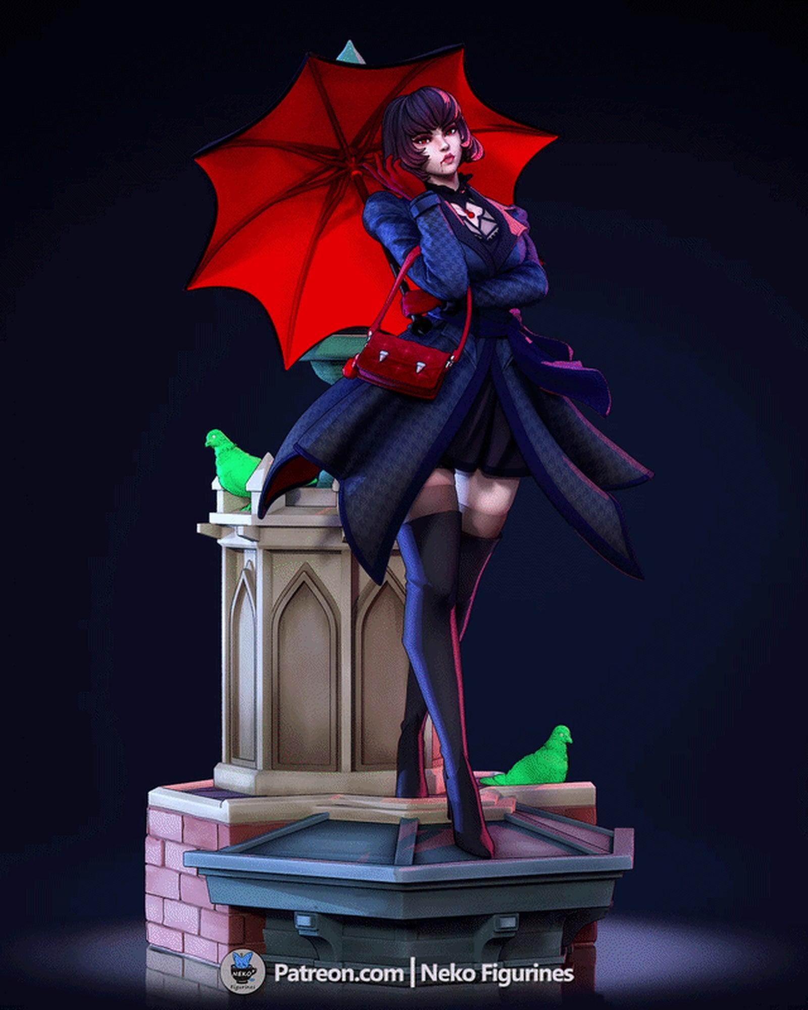 Mina (Deadlock) resin figure by Neko Figurines — studio render 2