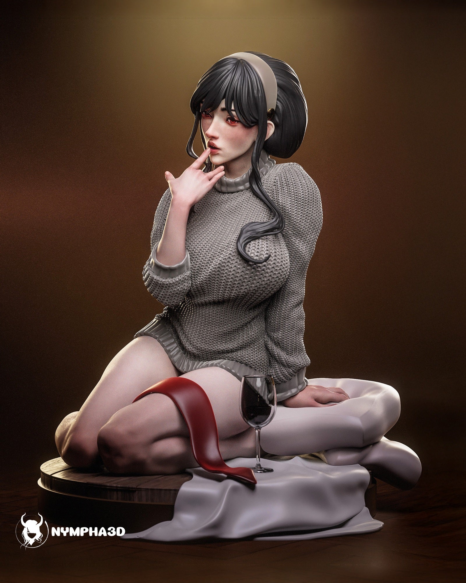 Yor Forger (Spy x Family) resin figure by Nympha — studio render 2
