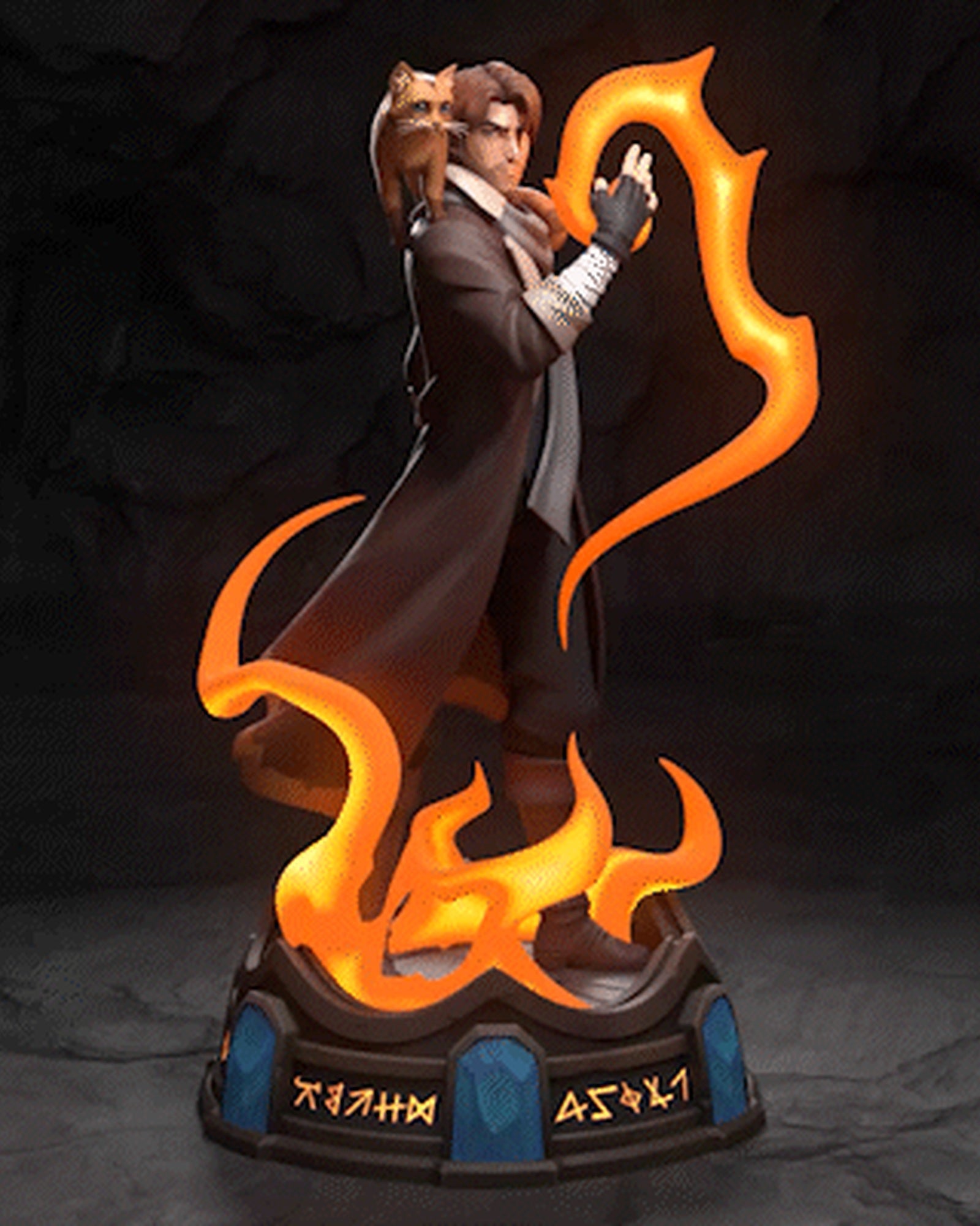 Caleb Widogast (Critical Role) resin figure by h3LLcreator — studio render 2