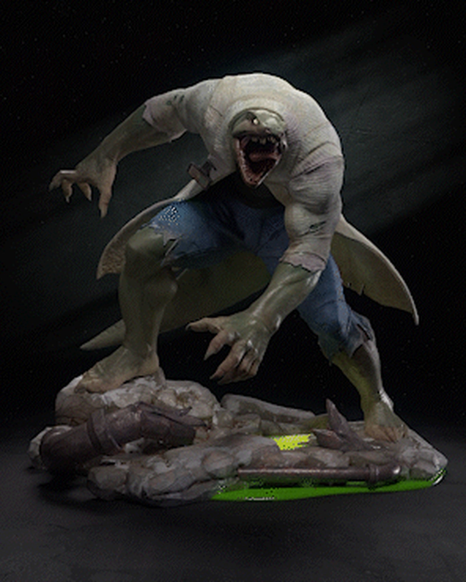 Curt Connors (Marvel) resin figure by h3LLcreator — studio render 2