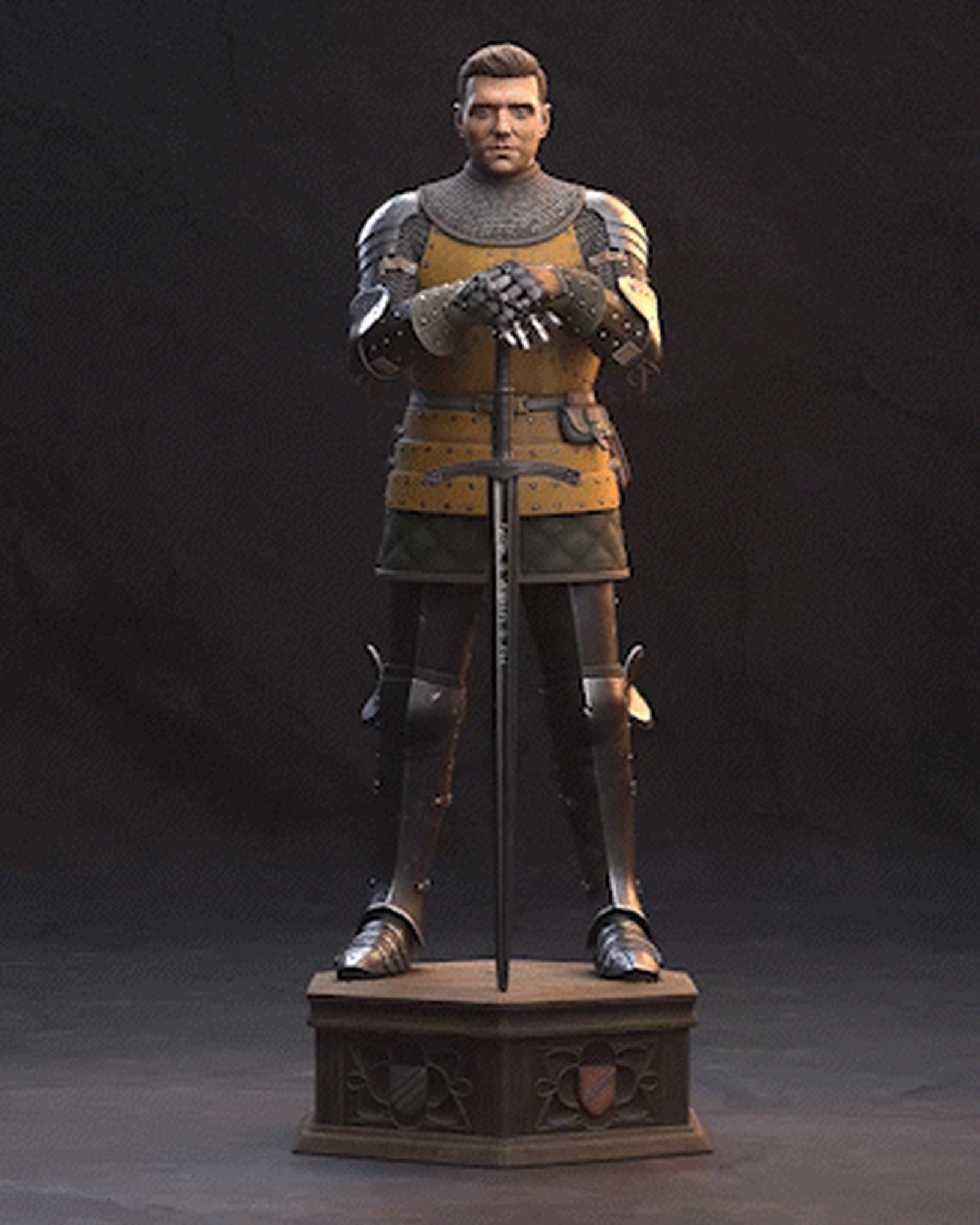 Henry of Skalitz (Kingdom Come Deliverance) resin figure by h3LLcreator — studio render 2